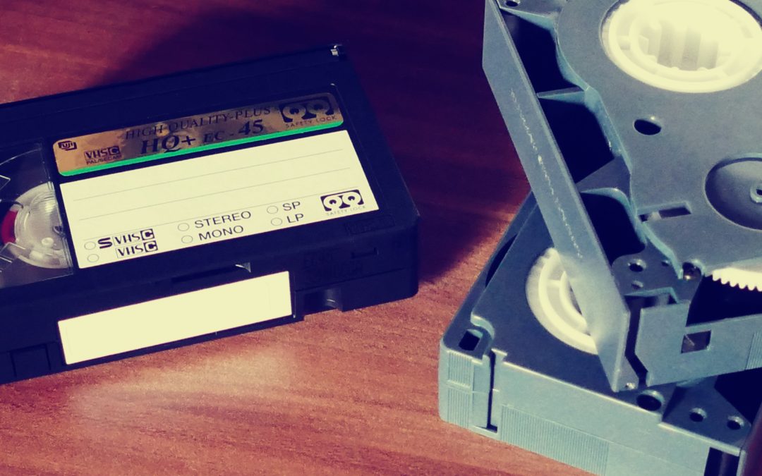 Transfer tape to film en 35 mm