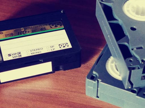 Transfer tape to film en 35 mm
